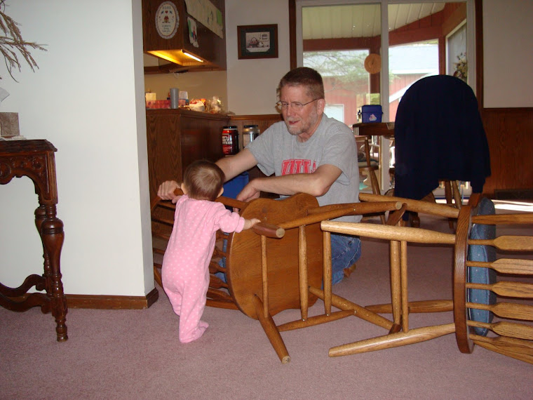 Thanks for another great safety talk Grandpa! I'll stay behind the chairs so I don't get hurt:)