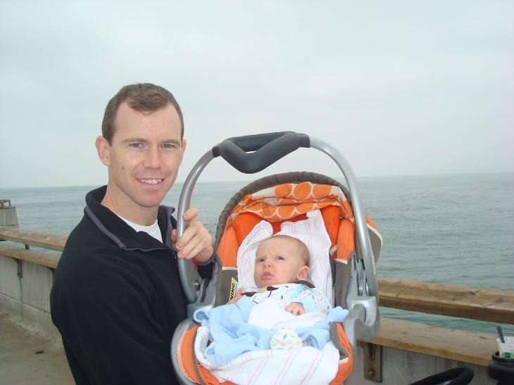 Daddy, why are we on the pier? Put my wet suit on and let's surf!!