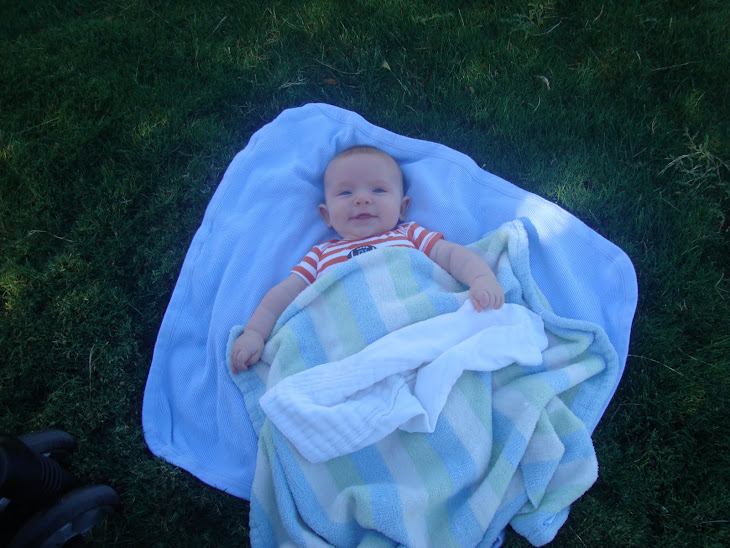 Being such a great baby at the park