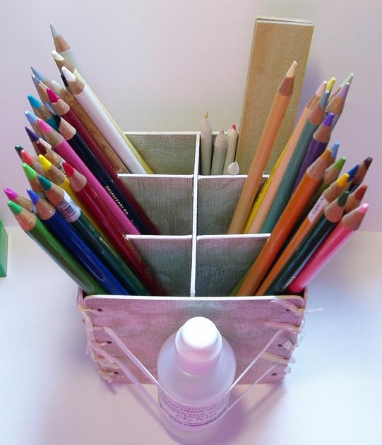 Inky Dinky Doo Coaster Box Prismacolor Pencil holder