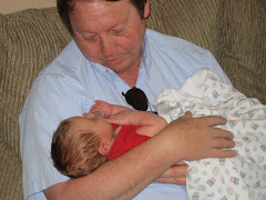 Hanging with Grandpa, 1 week old