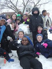 Year 5 enjoying the snow.