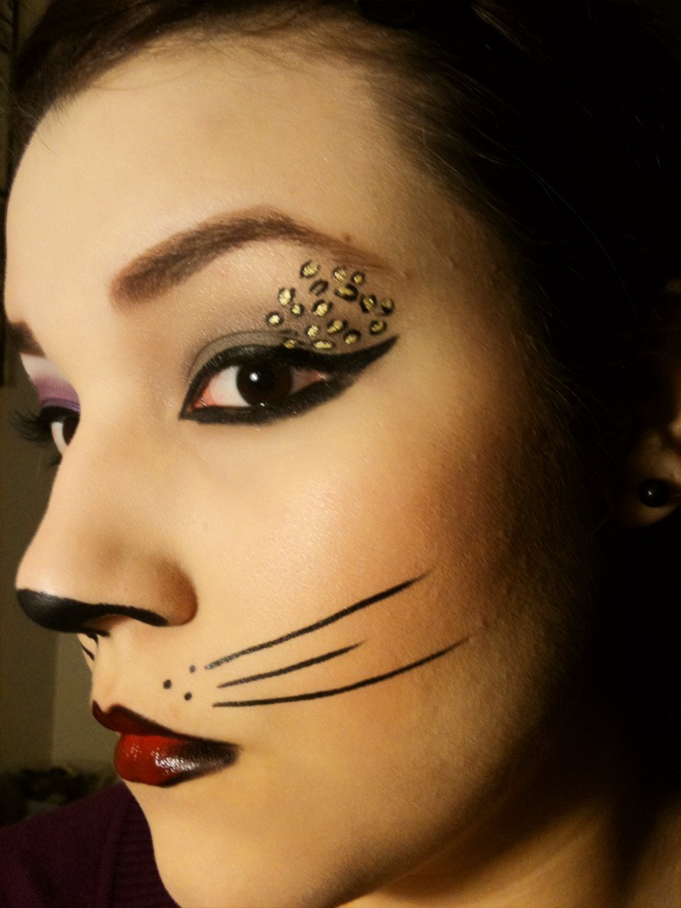 ☑ How to paint your face like a cat for halloween