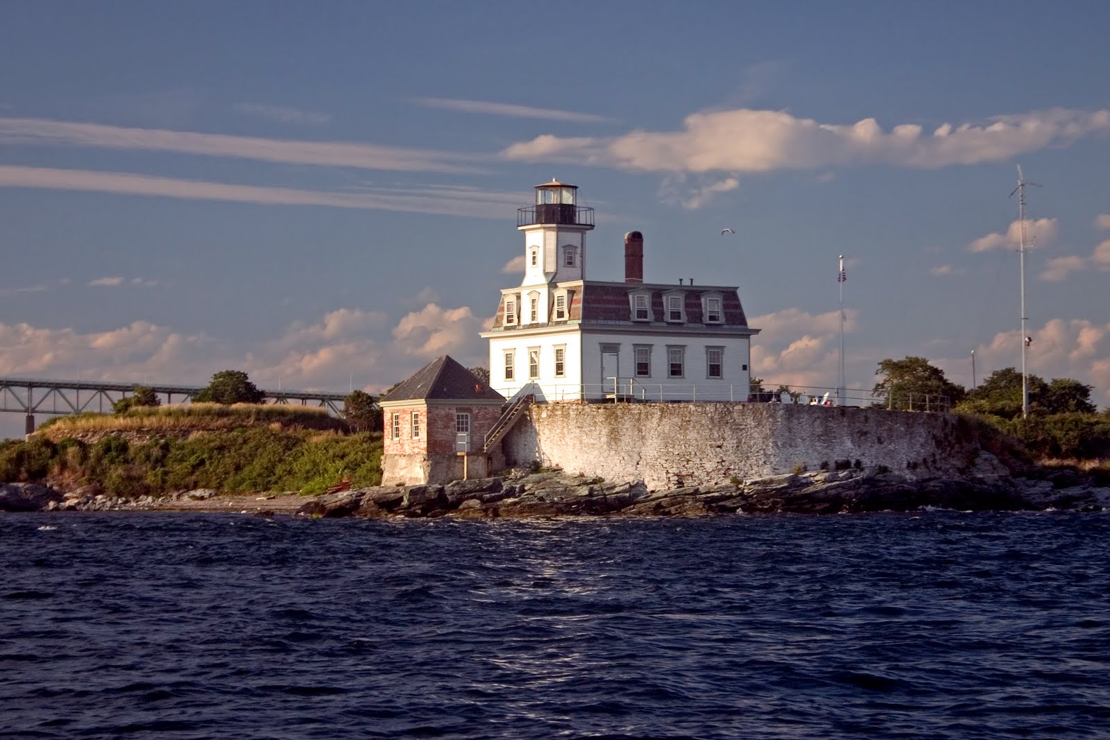 New England Lighthouses Welcome To Rose Island Lighthouse