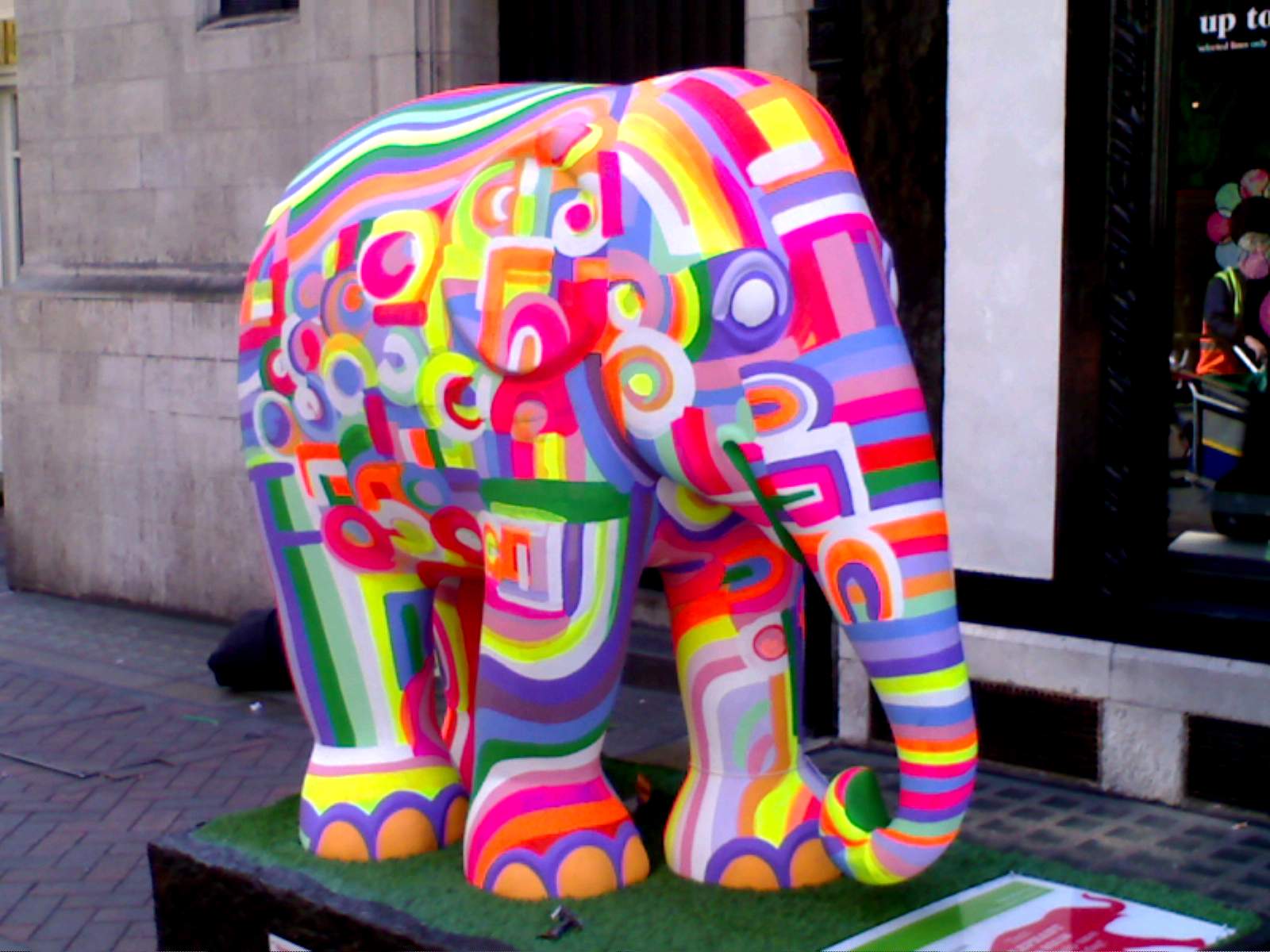 frumpy to funky Saying goodbye to our London elephants