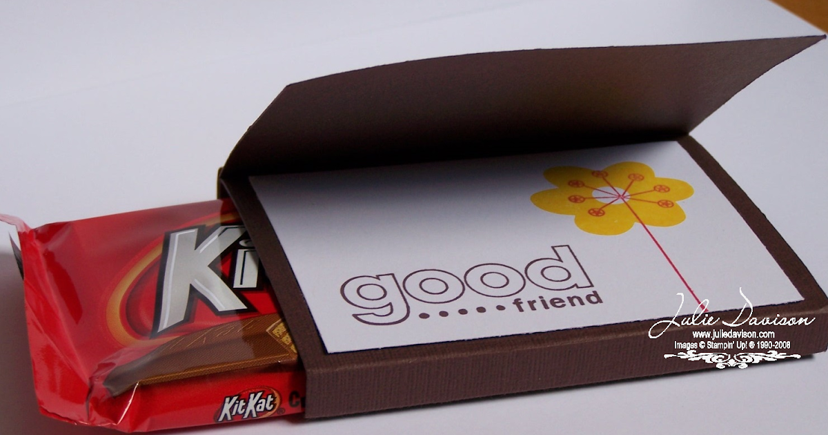 Julie's Stamping Spot Stampin' Up! Project Ideas by Julie Davison Kit Kat Purse