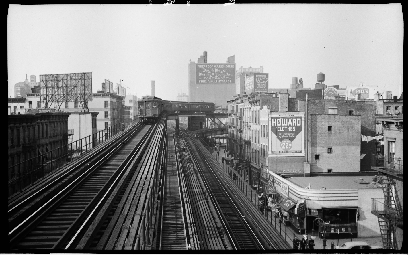 War of Yesterday Riding the El 10 Second Avenue