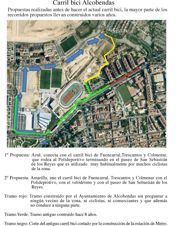 Alternativa 2 para el "CARRIL BICI"