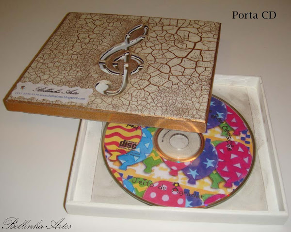 Caixa para CD - nota musical - R$ 8,00