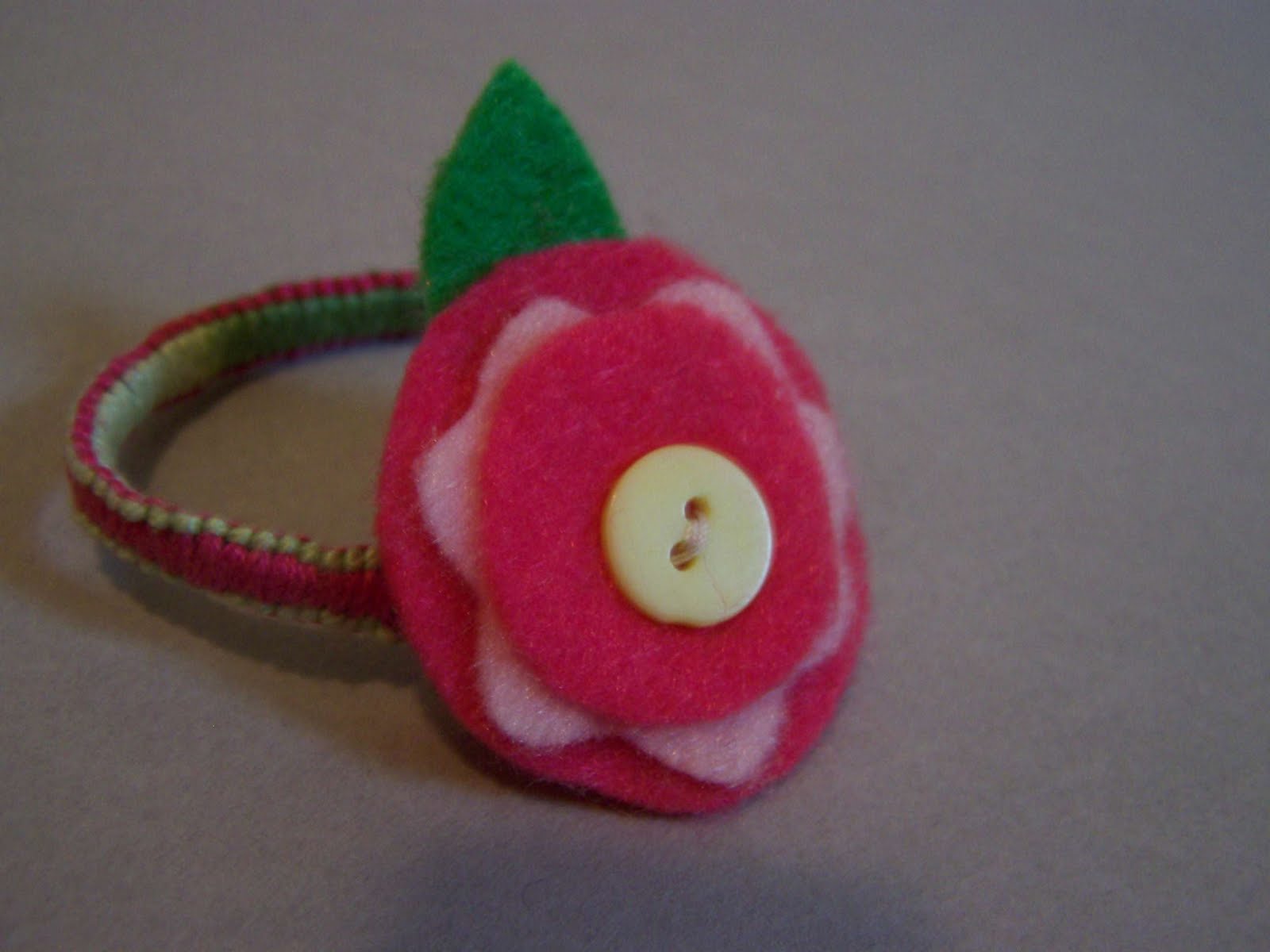 Made By Me Shared With You How To Make Knotted Hair Elastics Or