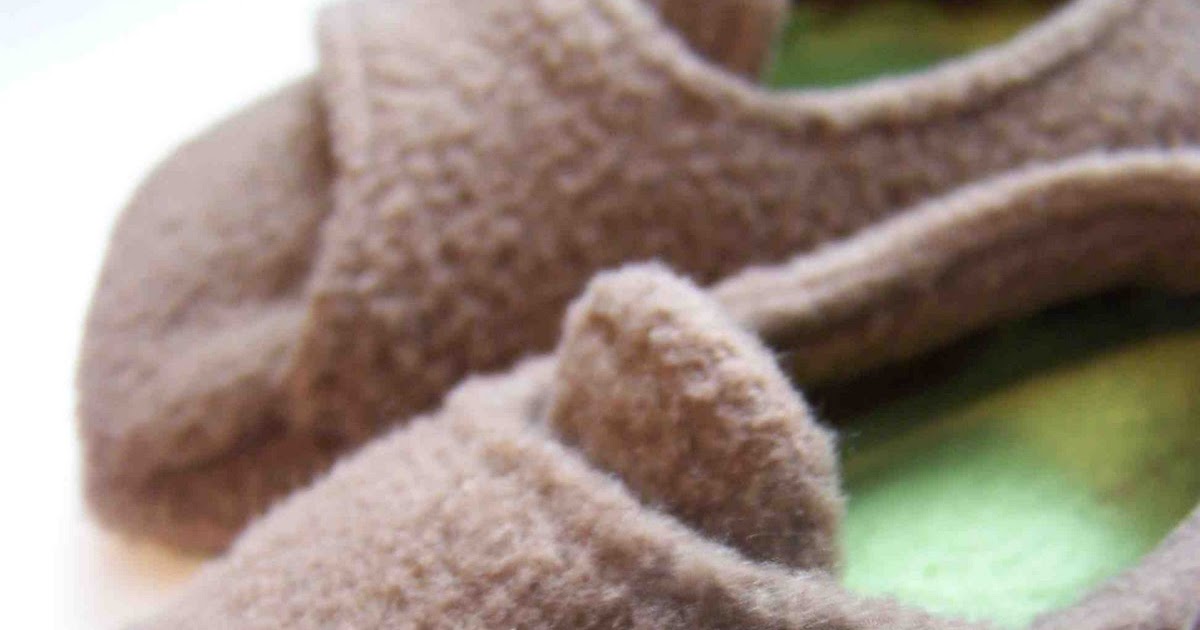Made by Me. Shared with you. Fleece Toddler Slippers