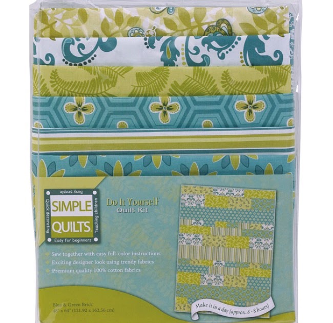 Weekend Kits Blog: Simple DIY Quilt Kits - Create a Designer Lap Quilt!