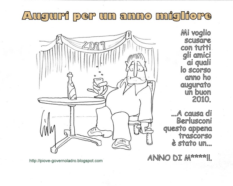 Piove Governo Ladro Auguri Di Un Anno Migliore