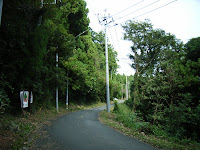 三嶽神社への道