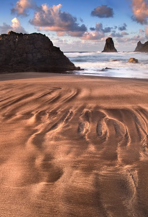 LA MAR LINDA AL ATARDECER