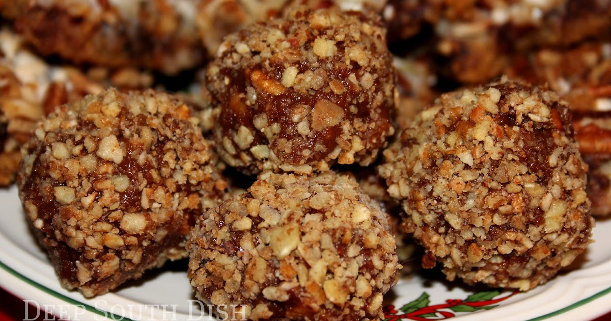 Deep South Dish Old Timey Rum Balls or Bourbon Balls