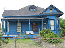 Blue house in my neighborhood