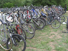 Bicycle parking at Eeyore's Birthday