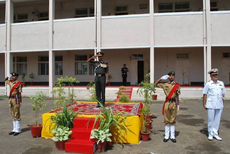 Major General VSS Goudar at the Guard of Honour