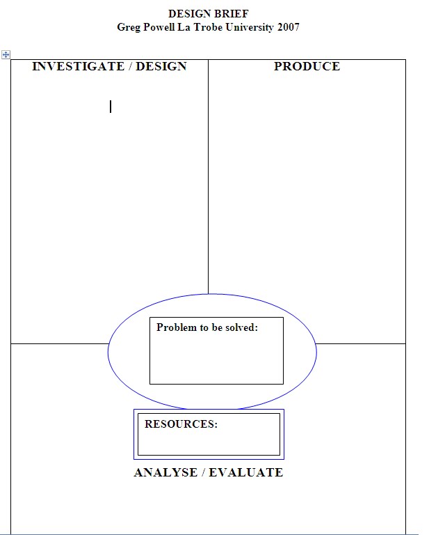 Design Brief Components | lee s ict blog Design Brief Components | lee s ict blog