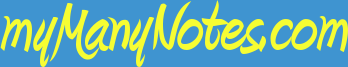 myManyNotes.com Blog
