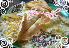 crepes basah aneka isi dapur cantik