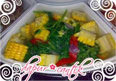 sayur jagung campur teri dapur cantik