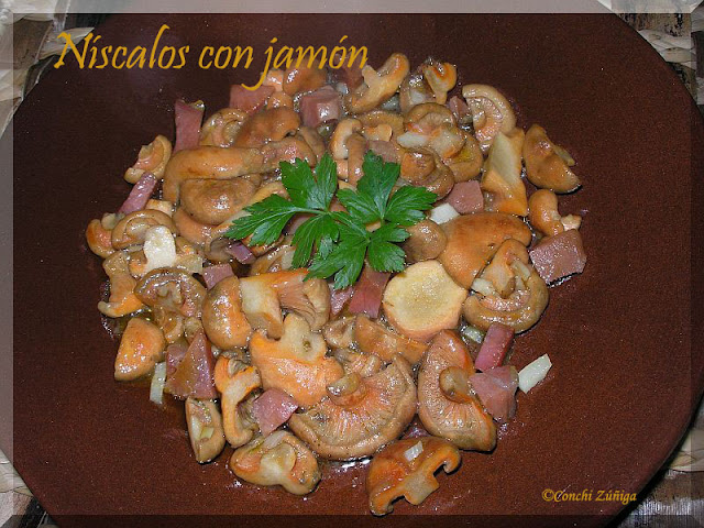 Níscalos Con Jamón
