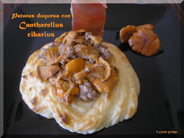 Patatas Duquesa Con Setas