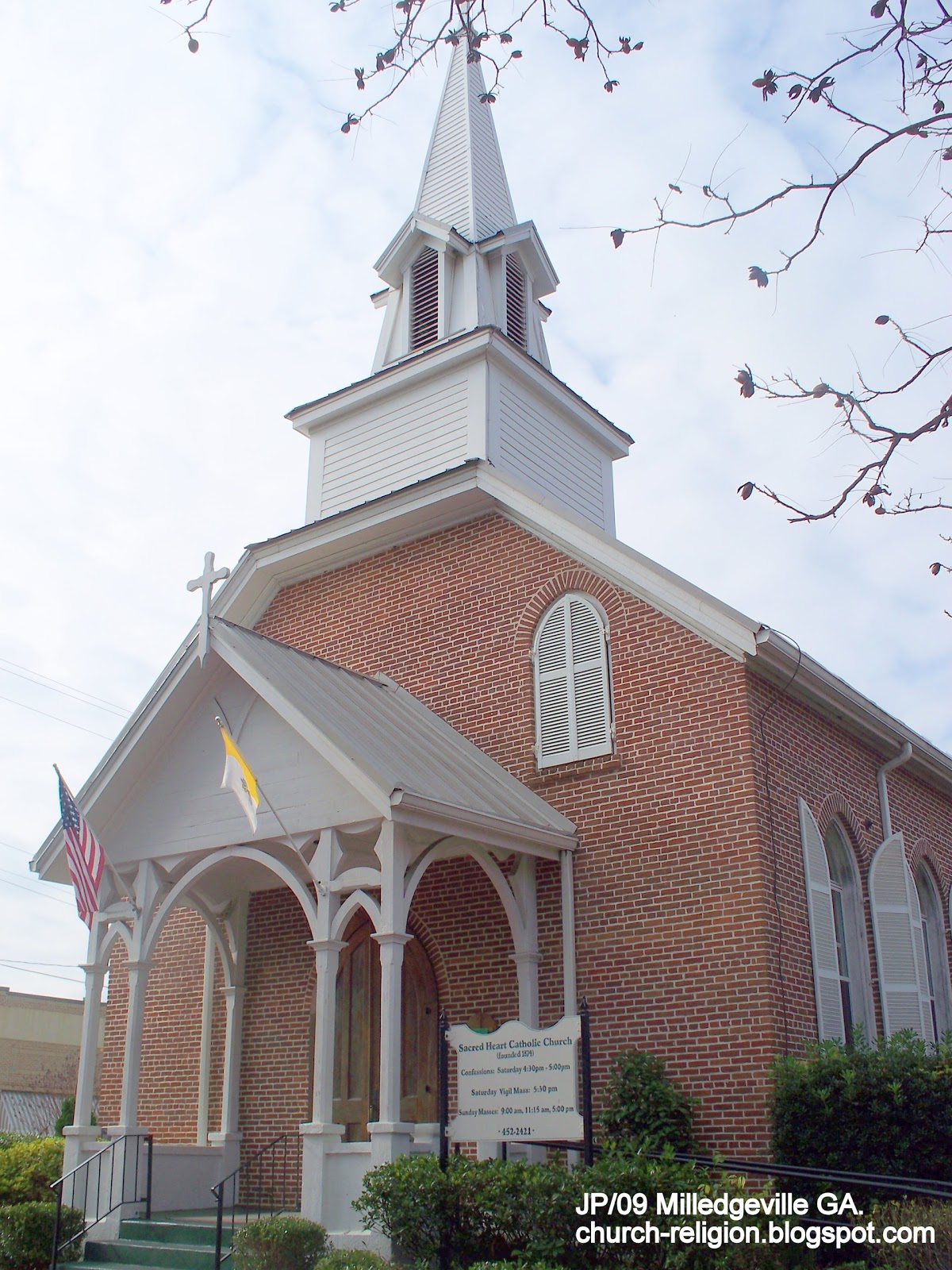 Churchs Religion GA.FL.AL.CHURCH First Baptist Catholic Methodist Presbyterian Jehovah Jewish