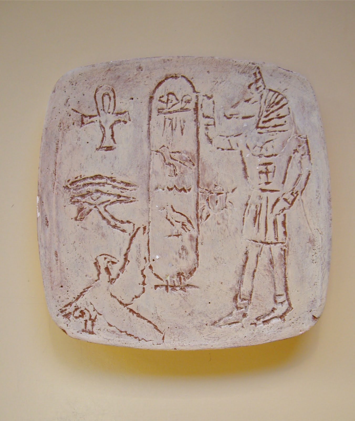 Use Your Coloured Pencils Ancient Egyptian Style Carved Tablets