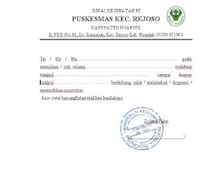 Created For Just One Purpose Contoh Surat Dokter