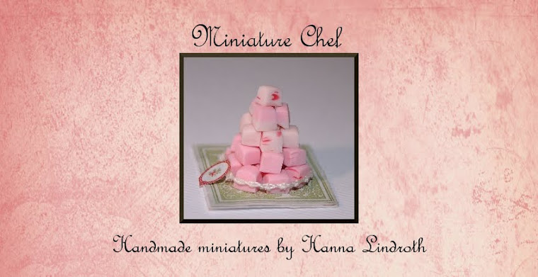 Miniature Chef - miniatures by Hanna Lindroth