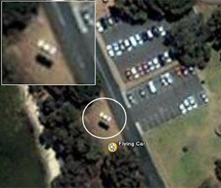 車子漂浮 衛星照片