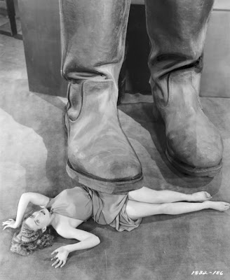 Promotional still from the 1940 film, Dr. Cyclops. Don't know who the girl is.