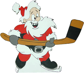 the prospect park santa claus is a hockey player broncos christmas