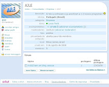 Comunidade no Orkut da AJLE