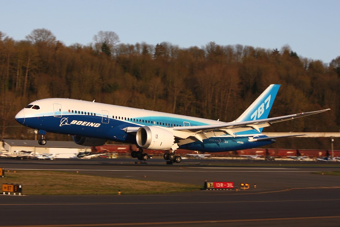 flight testing for the 787