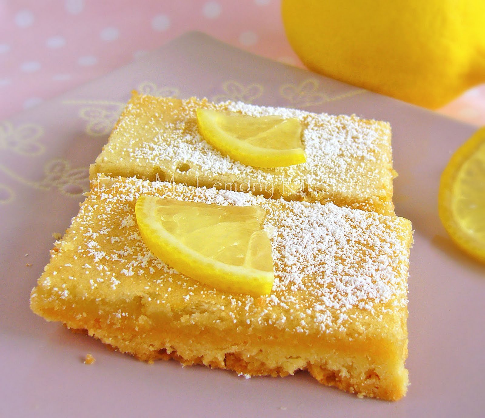 Lemon Bars Lisa's Lemony Kitchen