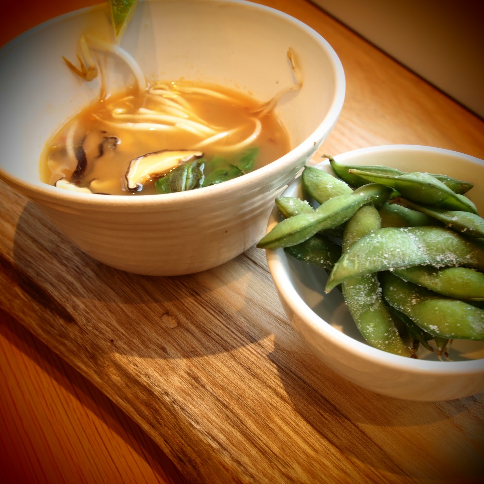 The 10 cent Diet Lemongrass Noodle Soup with Edamame lunch