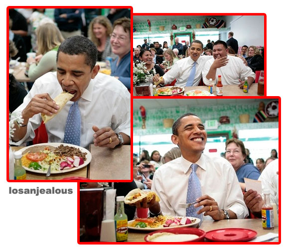 Hasta el presidente come tacos...