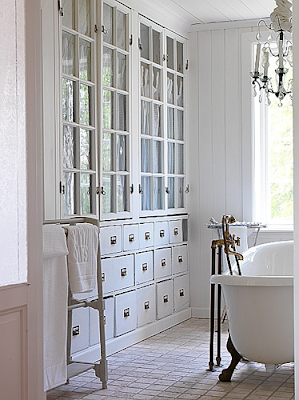 A little bit of everything...: Baños con armarios