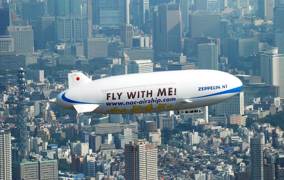 Cruise Tokyo skies in Zeppelin airship
