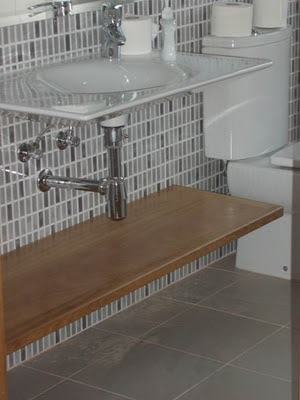 Estantes bajo lavabo - Muebles Cansado (Zaragoza) - Carpintero