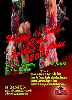 Voyage et Stage de Salsa à Cuba en juillet et août 2011