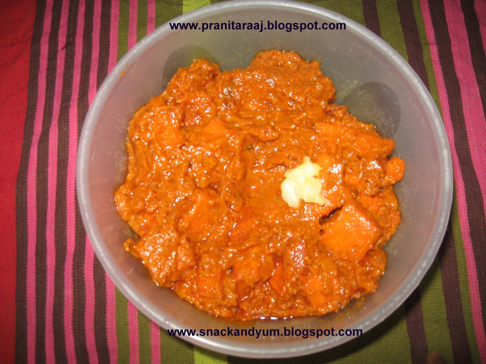 Yummilicious Paneer Butter Masala/Cottage Cheese in Indian gravy