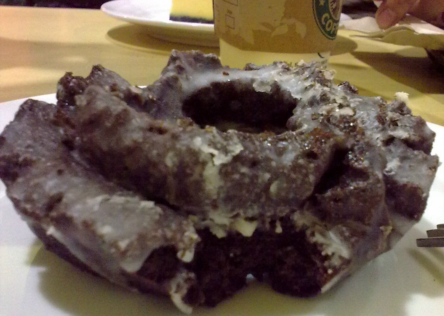 Food Notebook Chocolate Doughnuts at Starbucks