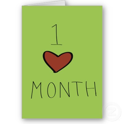 one month dating anniversary one month dating anniversary
