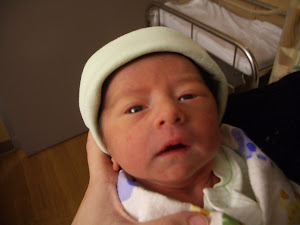 Jean-Paul getting used to the world!