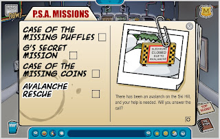 Club penguin missions cheats g's secret mission